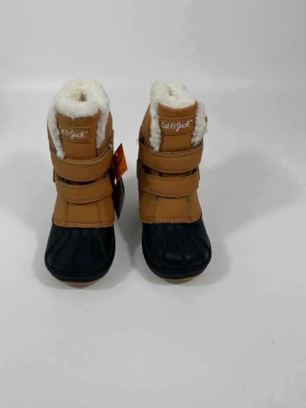 Cat & Jack Toddlers' Cognac Brown Denver Medium Width Winter Boots boy Size 11